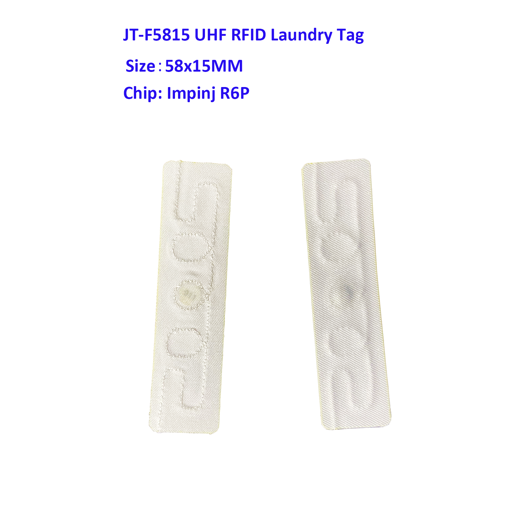 902-928Mhz Textile UHF RFID Laundry Tag