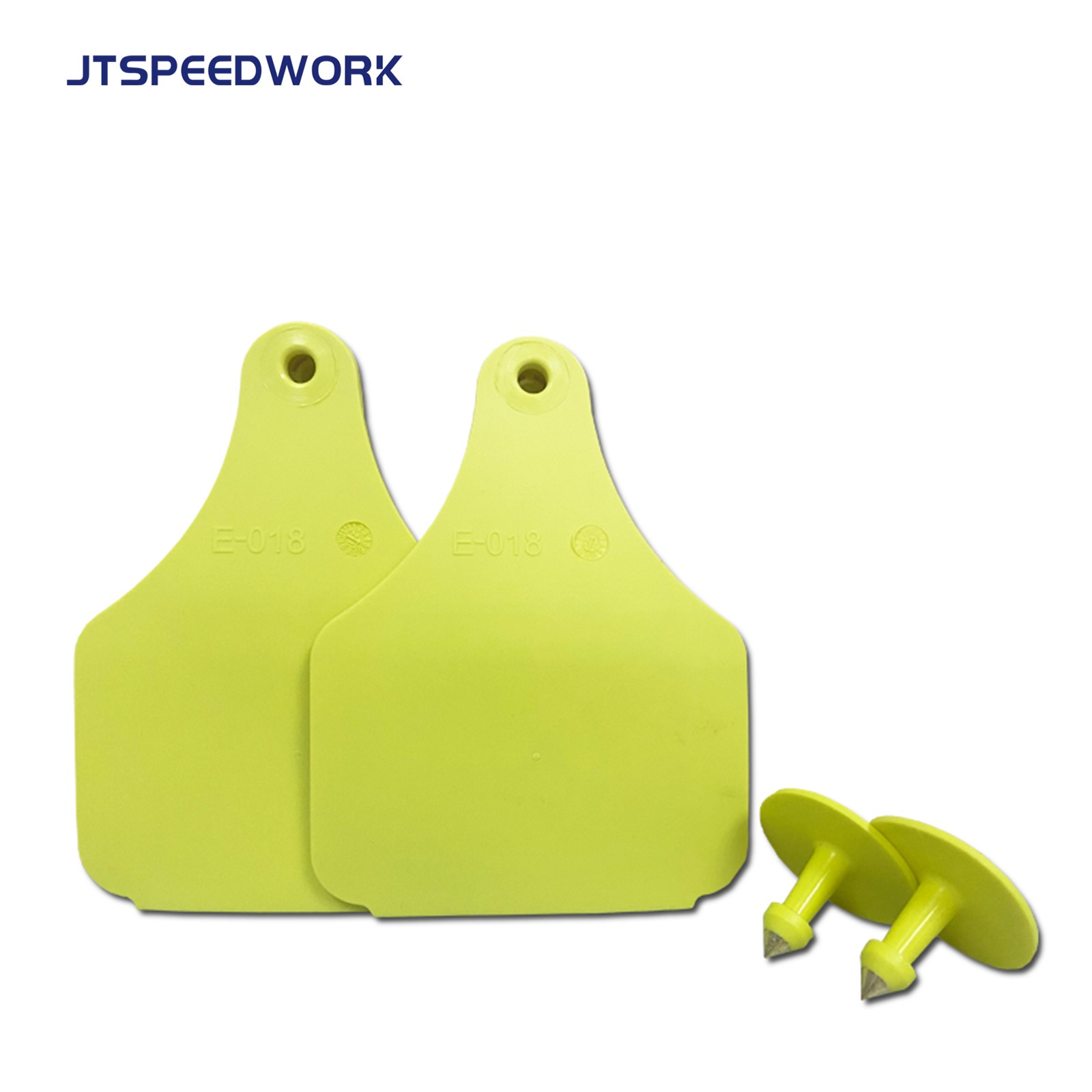 JT-E10080 100*75mm UHF RFID Animal Cattle Ear Tag For Livestock Management