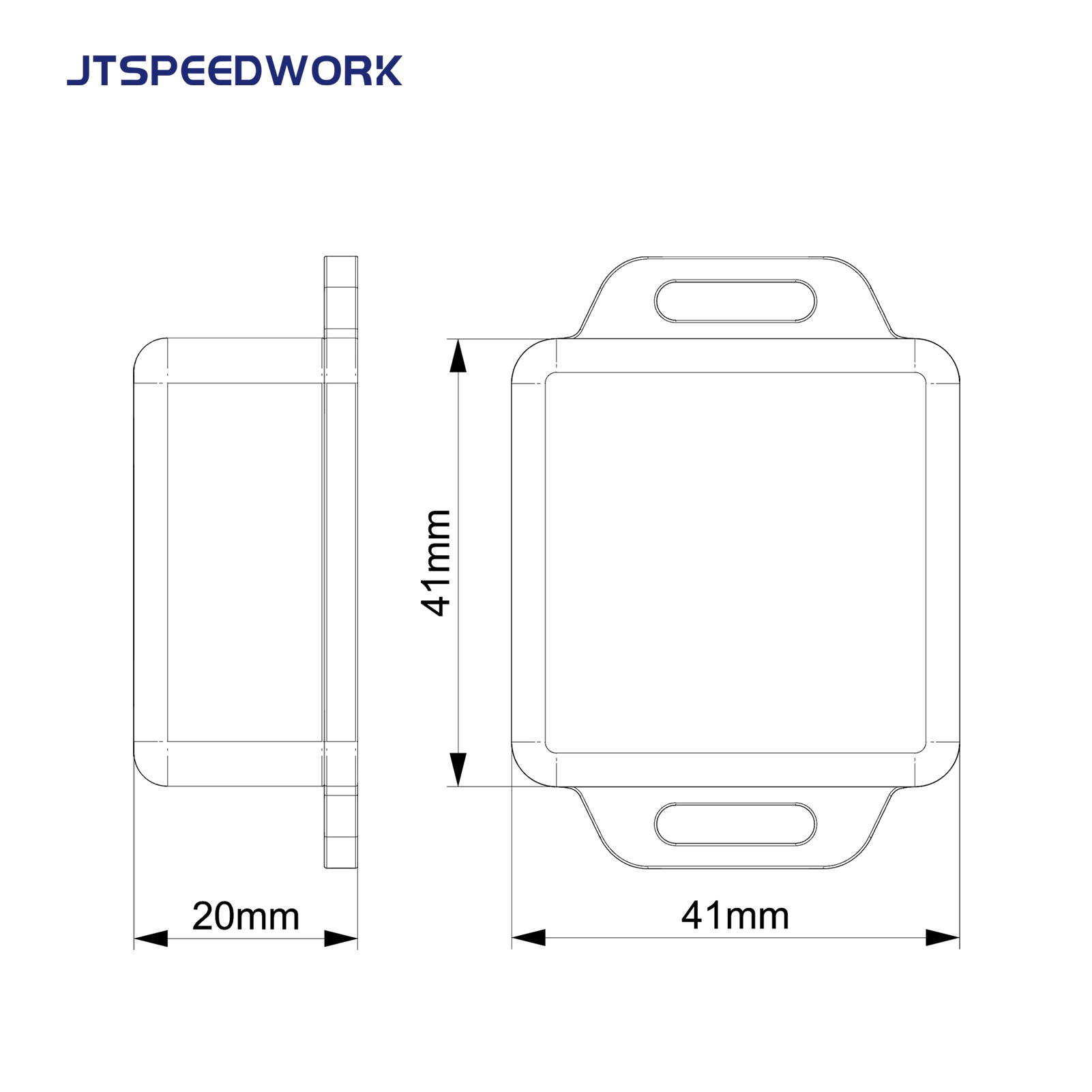 JT-T2460 2.4GHz Active RFID Tag For Asset Management