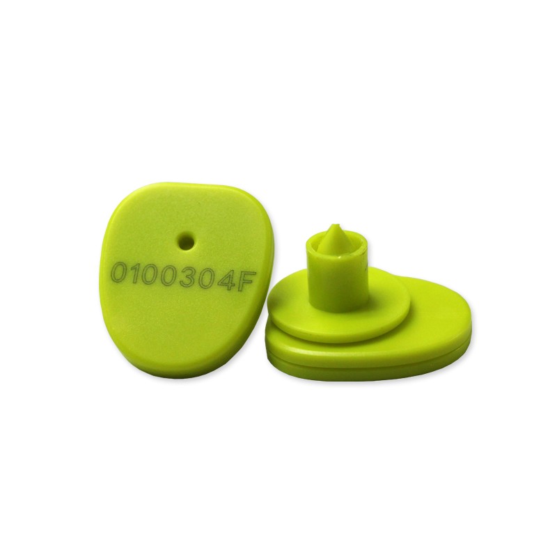 Animal Ear Active Tag 2.4GHz RFID Tag For Livestock Management