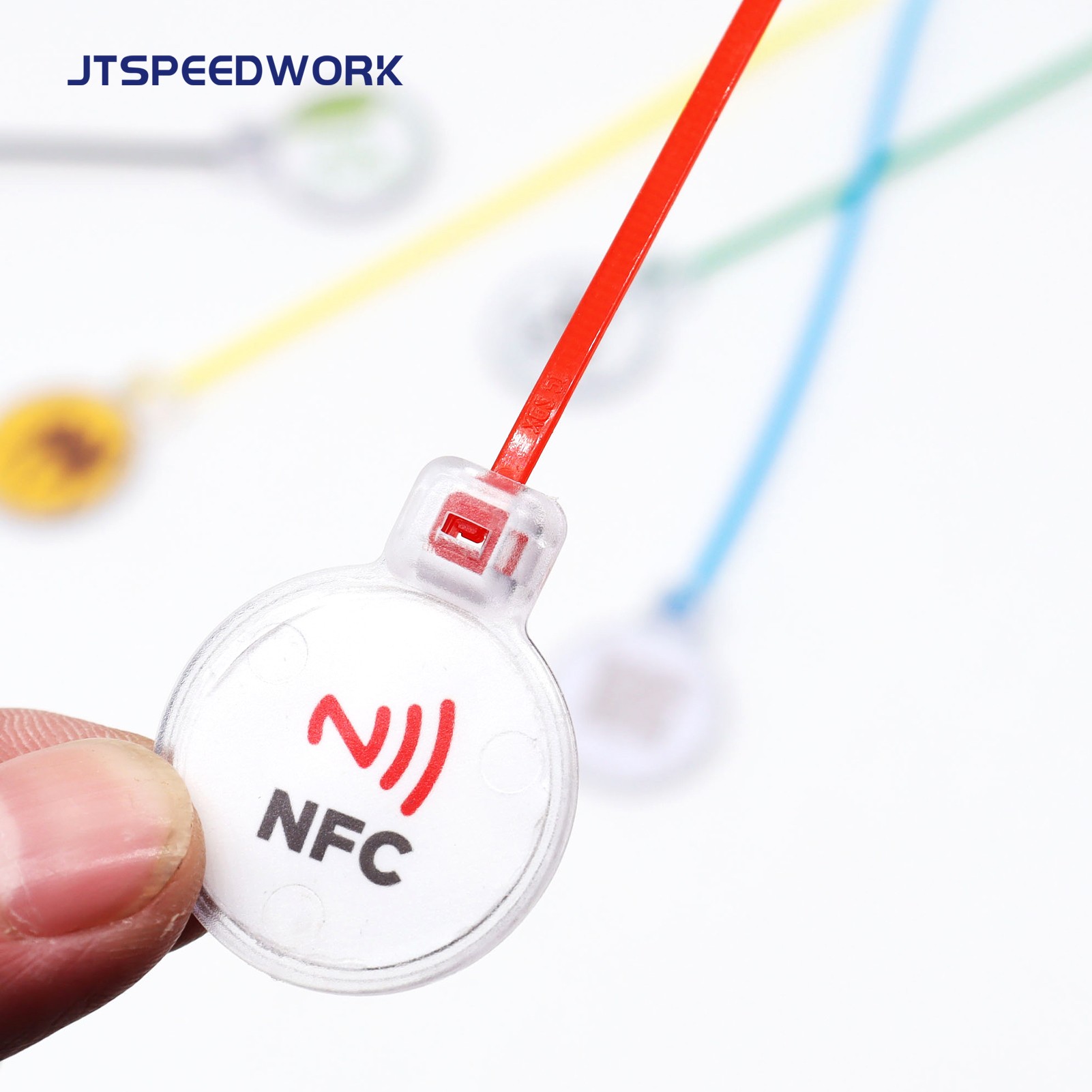 JT-ZD28T UHF/NFC/LF RFID Cable Tie Tag IP67