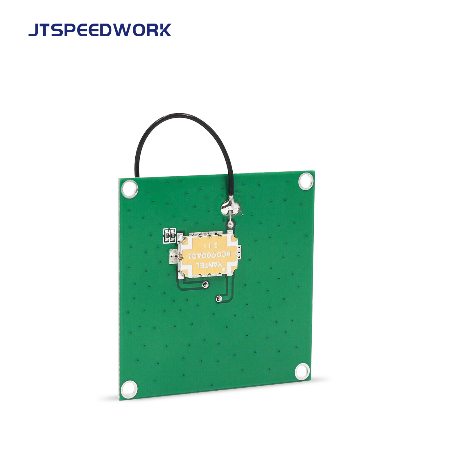 JT-T0040 3dBi UHF RFID Ceramic Antenna 40*40mm 860-960MHz RHCP Circular Polarization Custom Connector