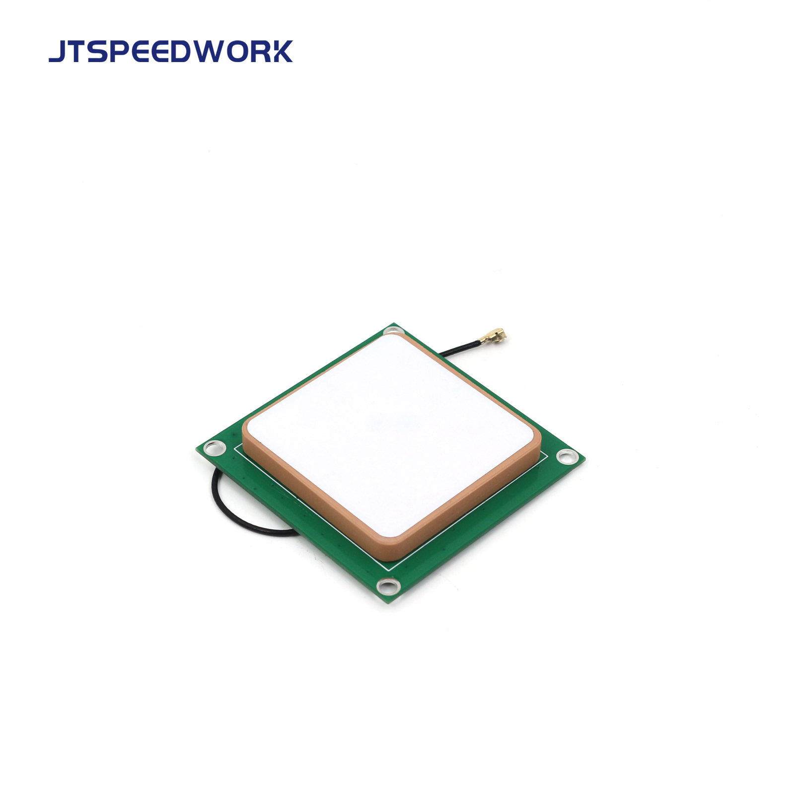 JT-T0040 3dBi UHF RFID Ceramic Antenna 40*40mm 860-960MHz RHCP Circular Polarization Custom Connector