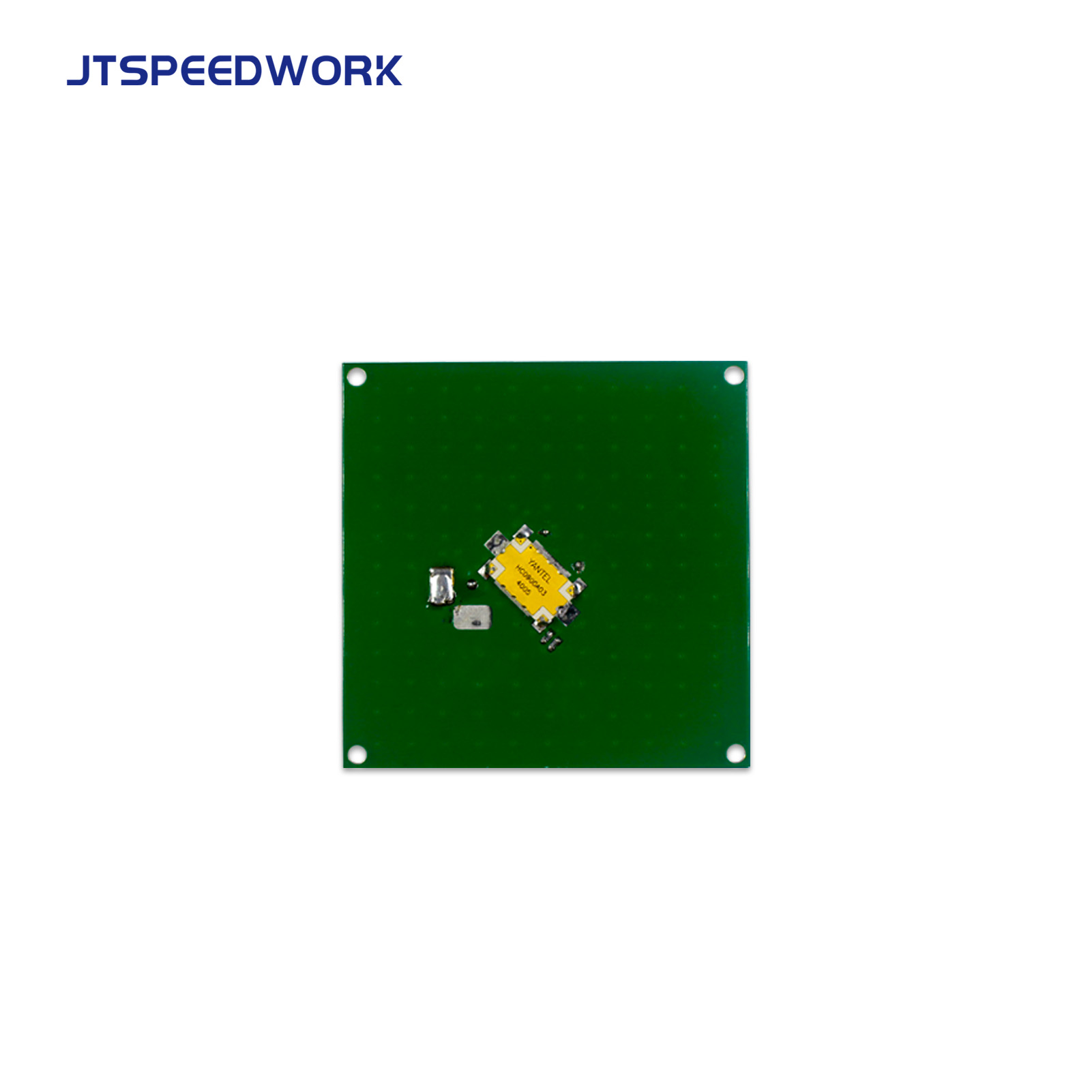 เสาอากาศเซรามิก RFID UHF 4dBi รุ่น JT-T0060 ความถี่ 860-960MHz RHCP แบบโพลาไรซ์วงกลม พร้อมขั้วต่อที่ปรับแต่งได้
