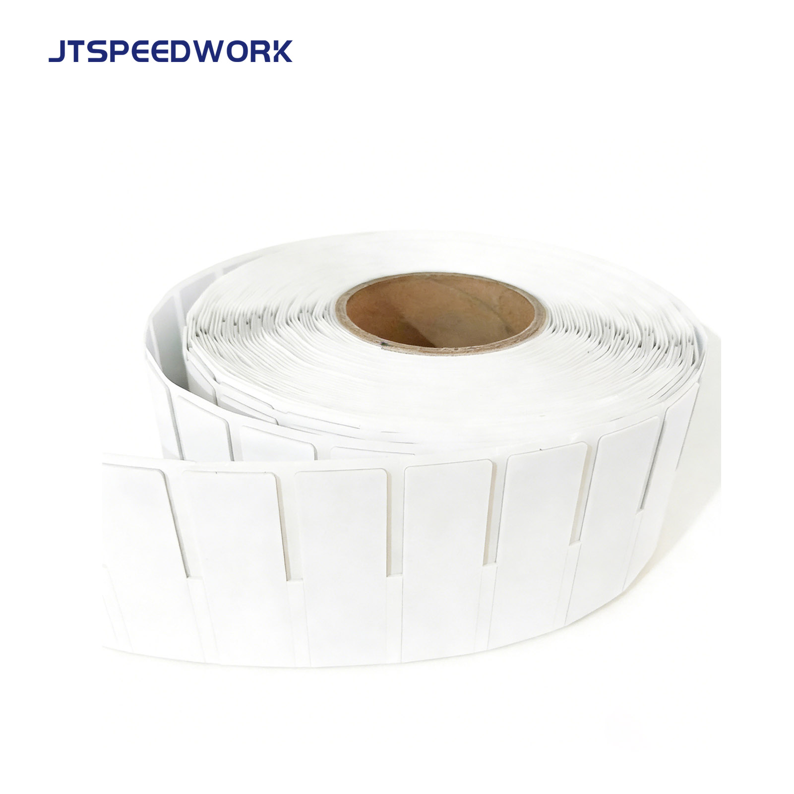 JT-K8025 ฉลาก RFID แบบยืดหยุ่นสำหรับพิมพ์บนโลหะ ขนาด 80*25*1.26 มม. ความถี่ 860-960 MHz UHF Impinj Monza R6-P
