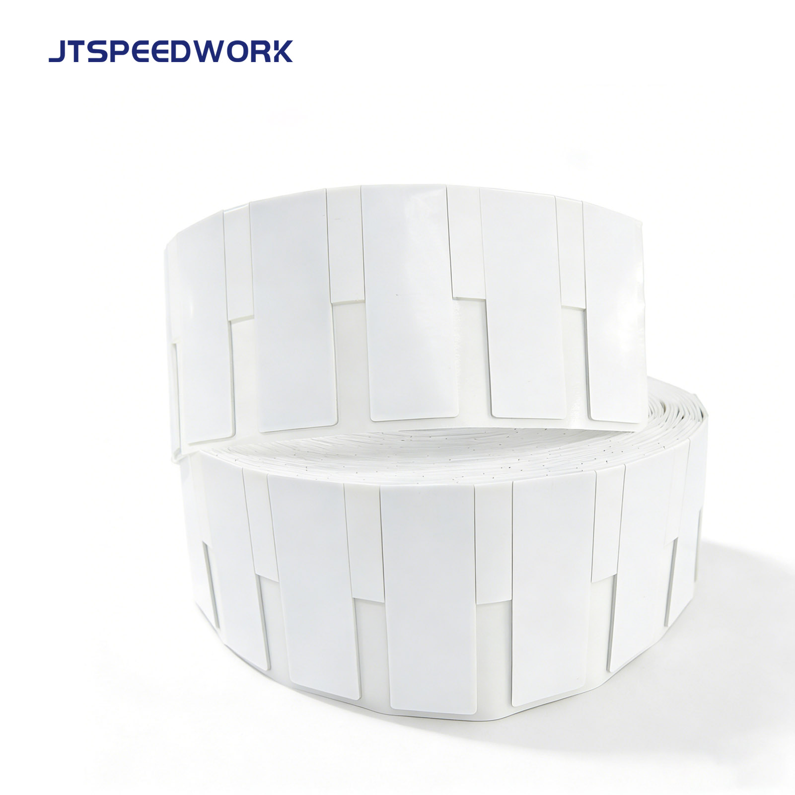 JT-K8025 ฉลาก RFID แบบยืดหยุ่นสำหรับพิมพ์บนโลหะ ขนาด 80*25*1.26 มม. ความถี่ 860-960 MHz UHF Impinj Monza R6-P