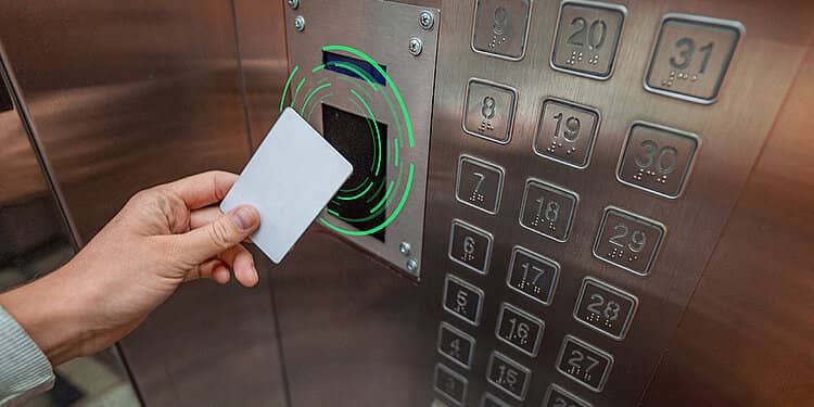 การบำรุงรักษาลิฟต์ที่ขับเคลื่อนด้วย RFID