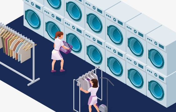 เทคโนโลยี RIFD กำลังปฏิวัติภาคส่วนซักรีดของโรงแรม